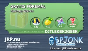 Promo code – Gratis items